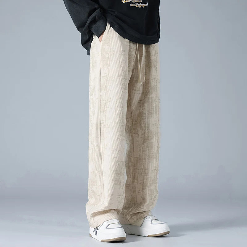 Image of Kai | Men's Wide Leg Drawstring Pants