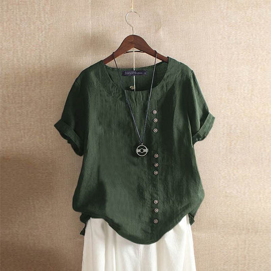 Image of Katrina | Women's Button-Down Casual Blouse