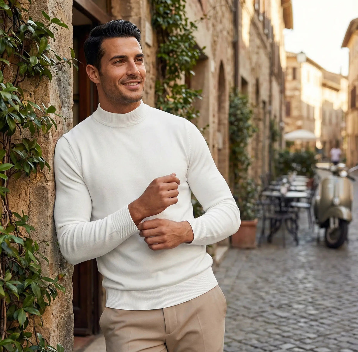 Image of Kent | Men's Fitted Turtleneck Sweater