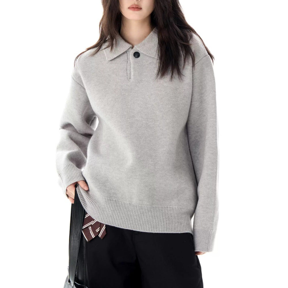 Image of Krista | Women's Collared Pullover Sweater