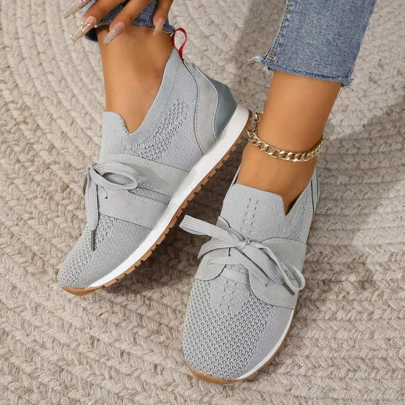Image of Krista | Women's Tie Slip-On Running Shoes