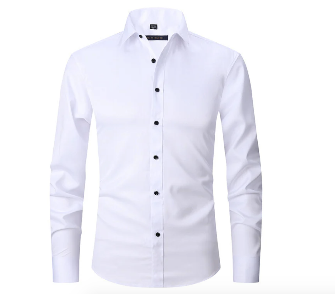 Image of Kurt | Men's Slim-Fit Button-Up Dress Shirt