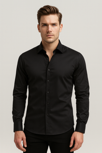 Kurt | Men's Slim-Fit Button-Up Dress Shirt