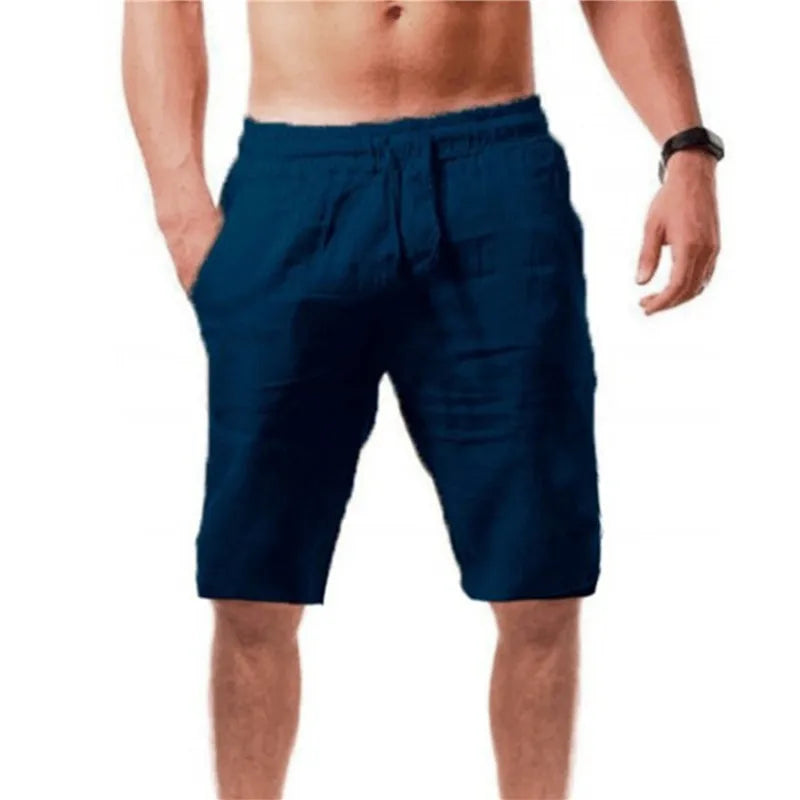 Image of Kyle | Men's Drawstring Casual Knee Length Shorts