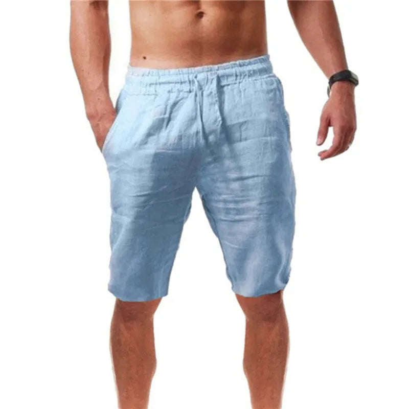 Image of Kyle | Men's Drawstring Casual Knee Length Shorts