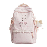 Lace-Up Detail School Backpack