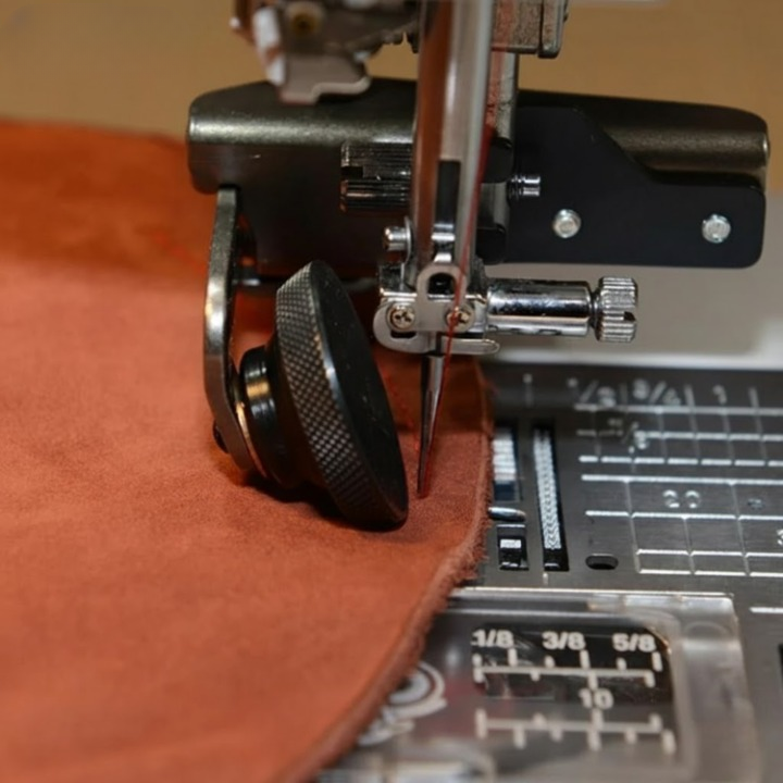 Leather Roller Foot for Sewing Machine | Smooth Feeding | Rotating Wheel