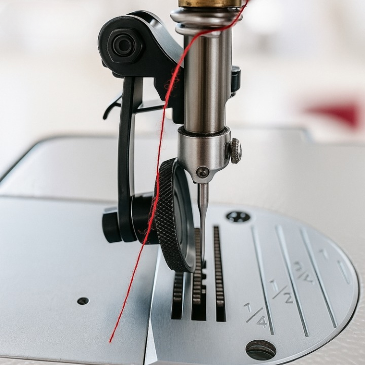 Leather Roller Foot for Sewing Machine | Smooth Feeding | Rotating Wheel