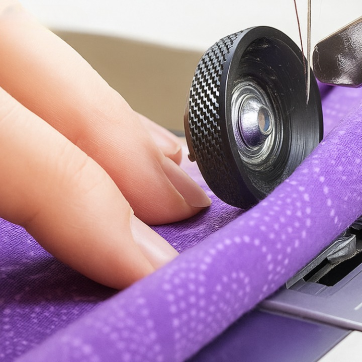 Leather Roller Foot for Sewing Machine | Smooth Feeding | Rotating Wheel