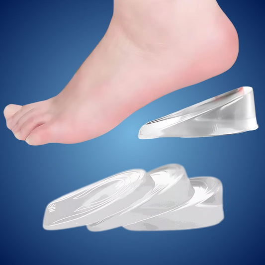 LiftComfort Silicone Gel Heel Lifting Inserts | Height Increase - Pain Relief for Plantar Fasciitis - Shock Absorption - Better Posture Bel Hills