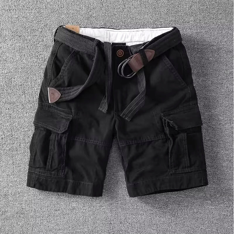 Image of Logan | Men's Cargo Belted Shorts