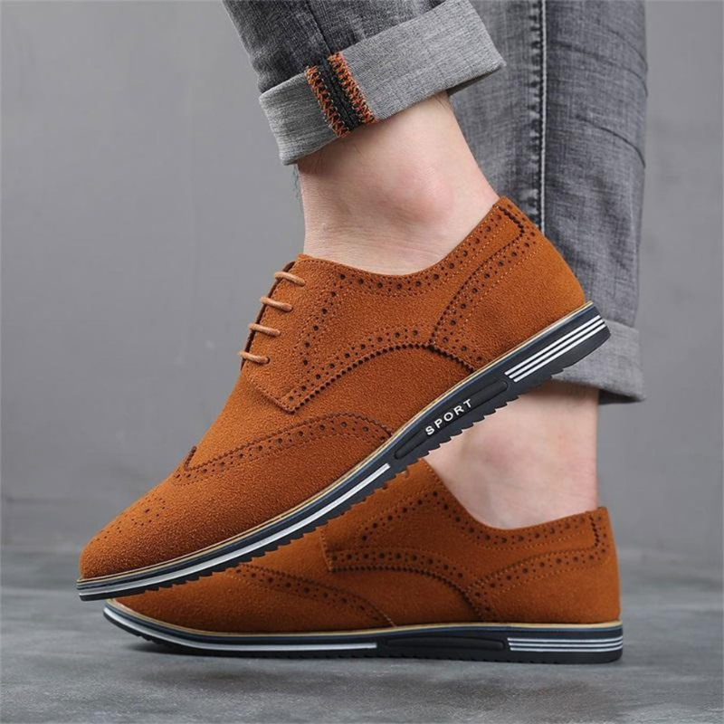 Image of Logan | Men's Wingtip Lace-Up Oxford Shoes