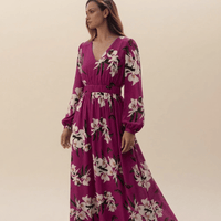 Long Sleeve Floral Maxi Dress for Women