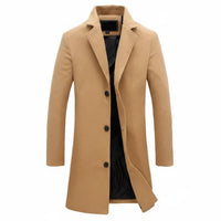 Long Winter Overcoat for Men