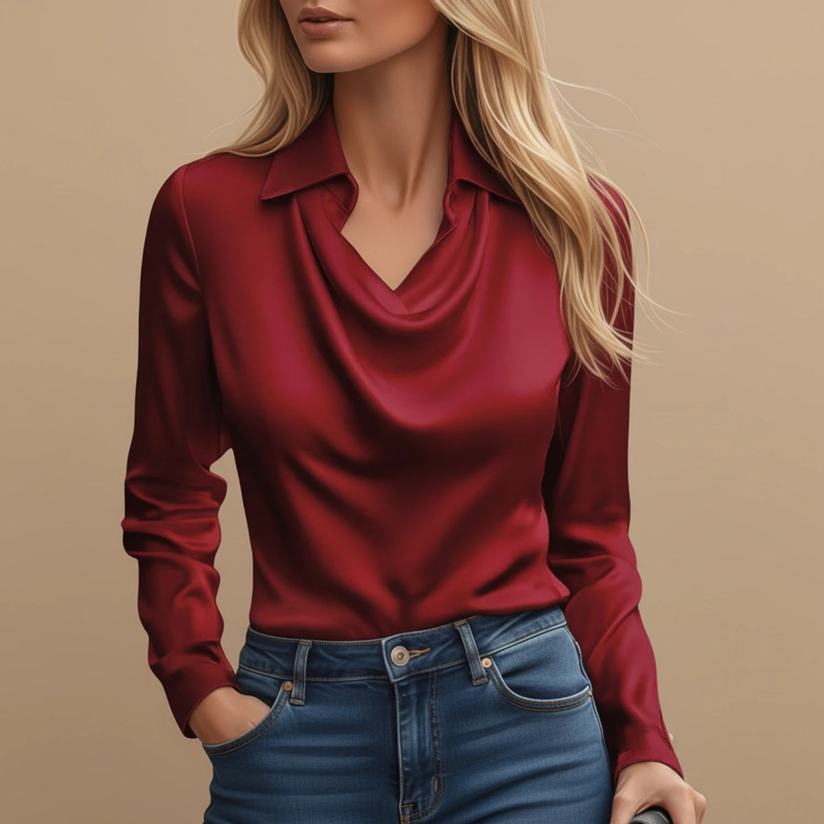 Long Sleeve Blouse for Women