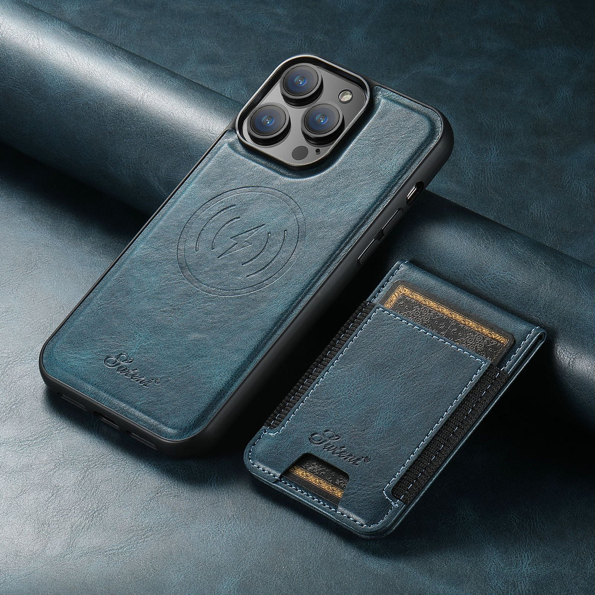 Luxury Phone Case - Card Holder & Magnetic Stand