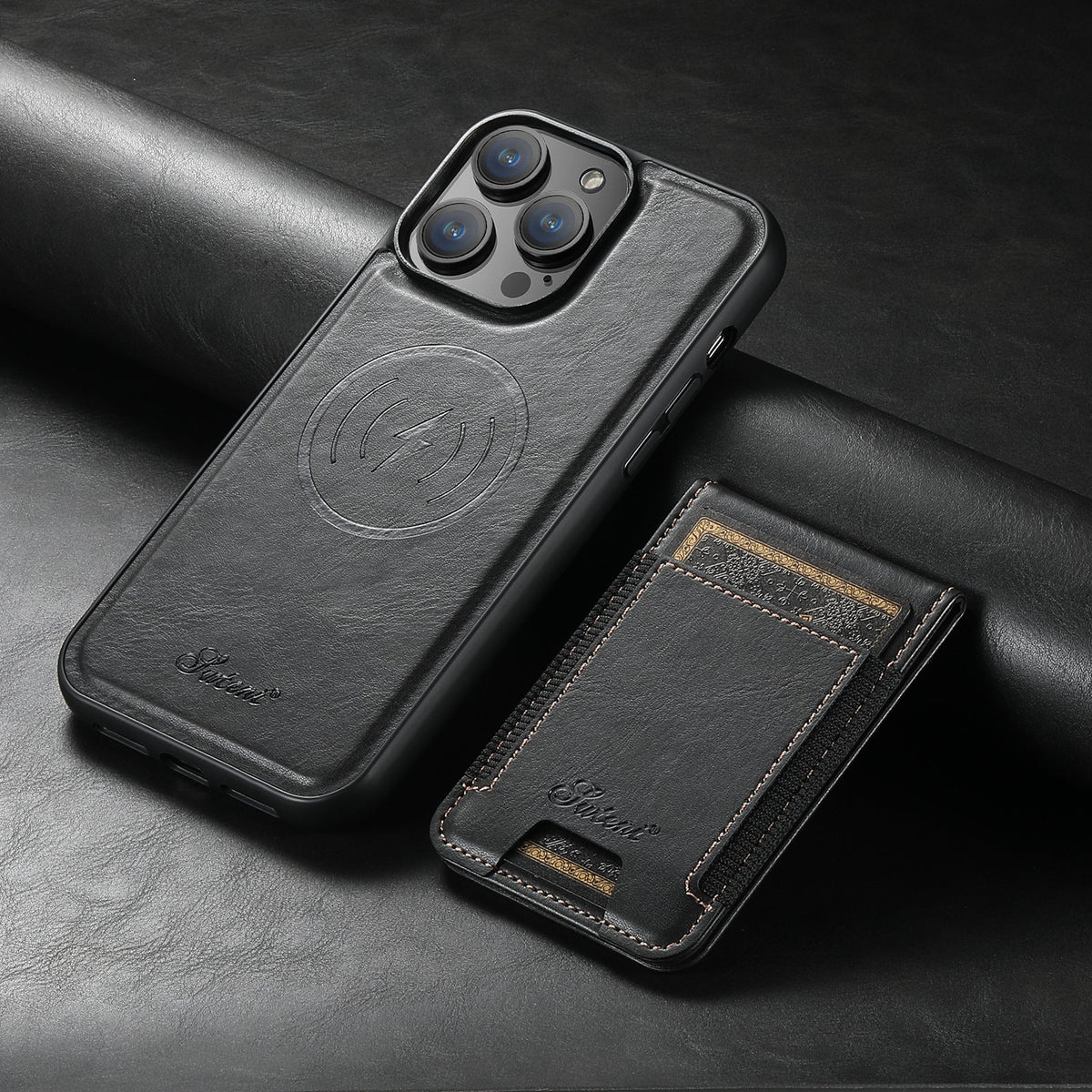 Luxury Phone Case - Card Holder & Magnetic Stand