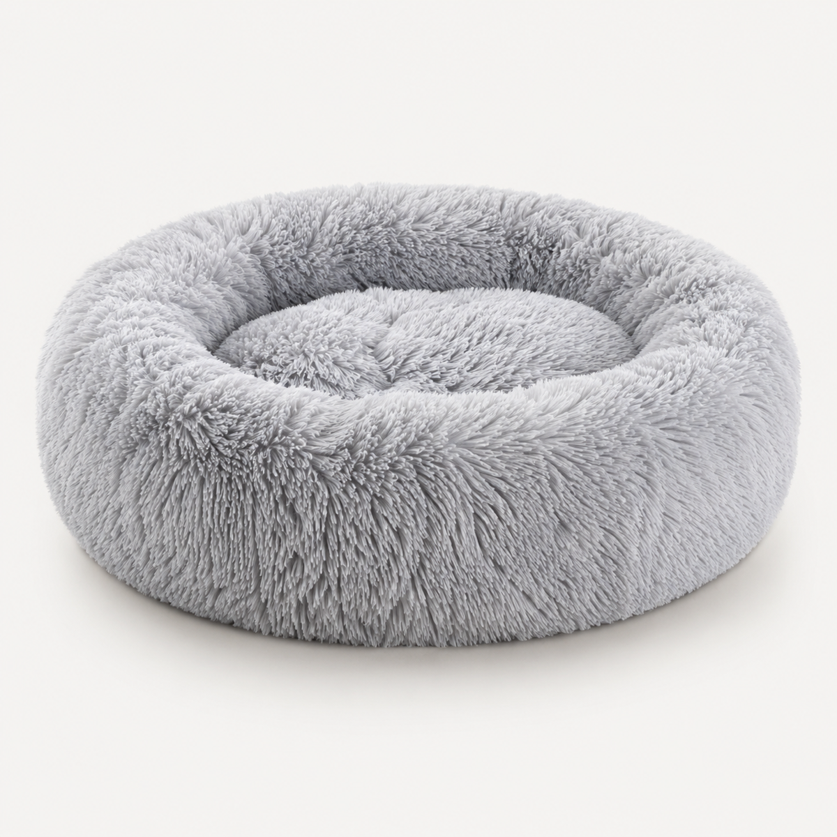 Machine-Washable Cozy Plush Calming Dog Bed