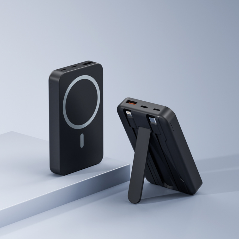 Magnetic Wireless Power Bank Portable Charger with Stand