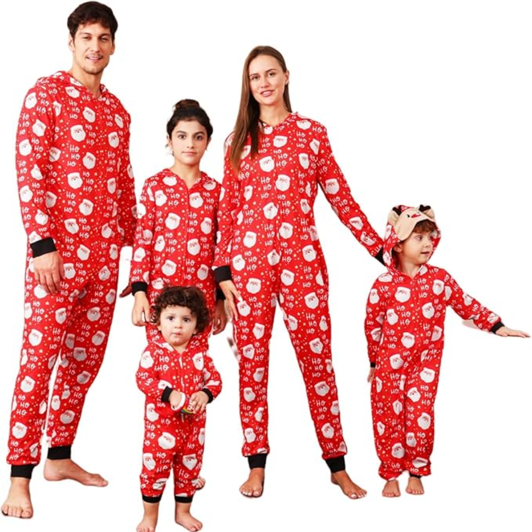 Matching Christmas Pajamas for the Whole Family