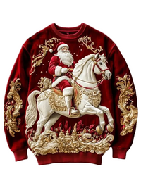 Men's Christmas Sweater with Festive Design