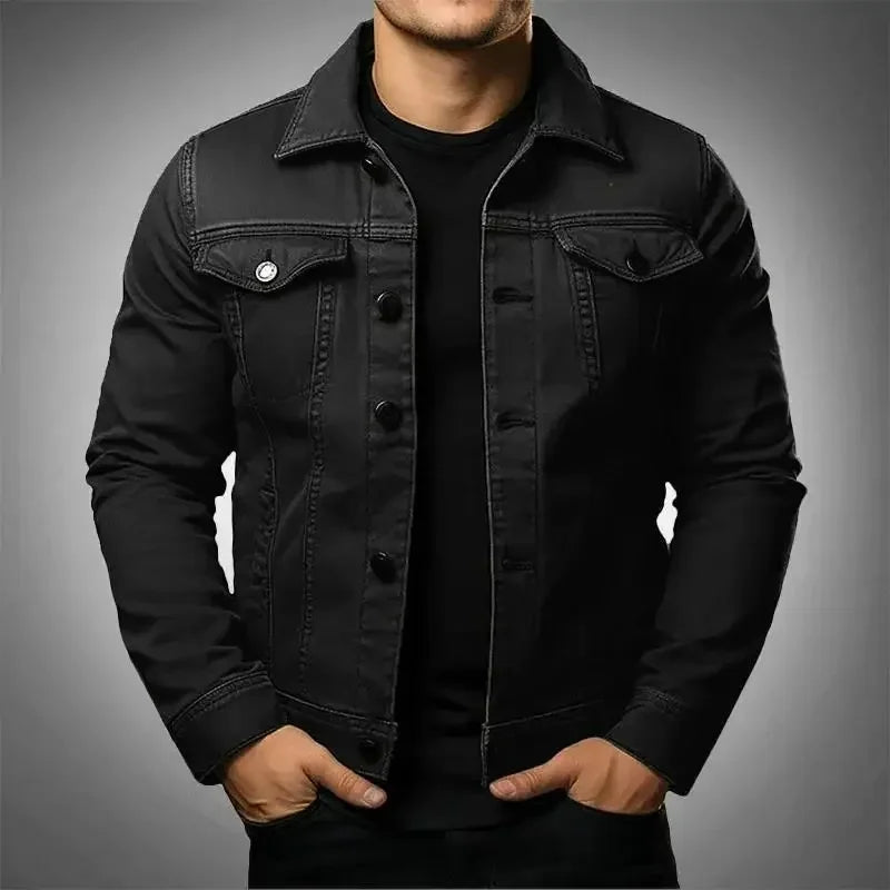 Men's Denim Jacket - Rugged and Timeless Streetwear Jacket