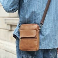 Men's Leather Shoulder Bag