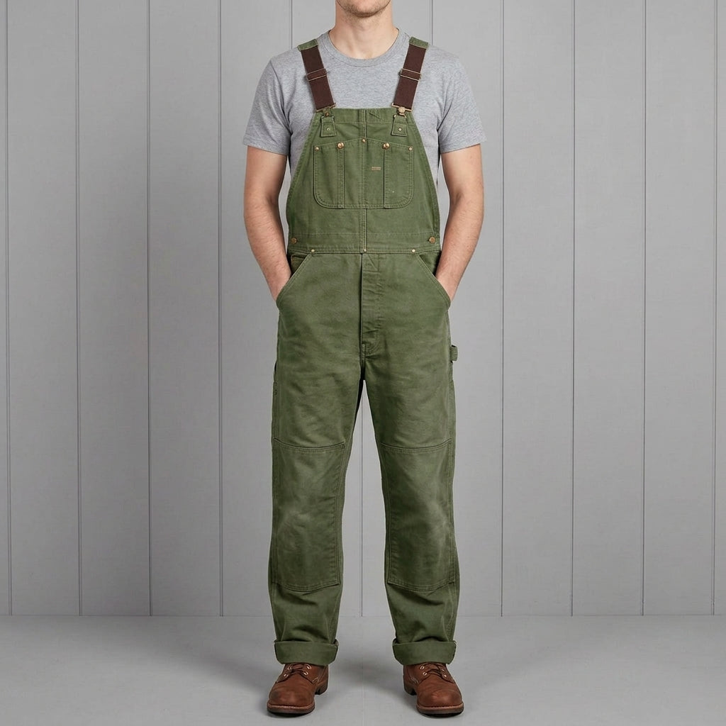 Men's Vintage Canvas Bib Overalls – Durable, Comfortable and Versatile