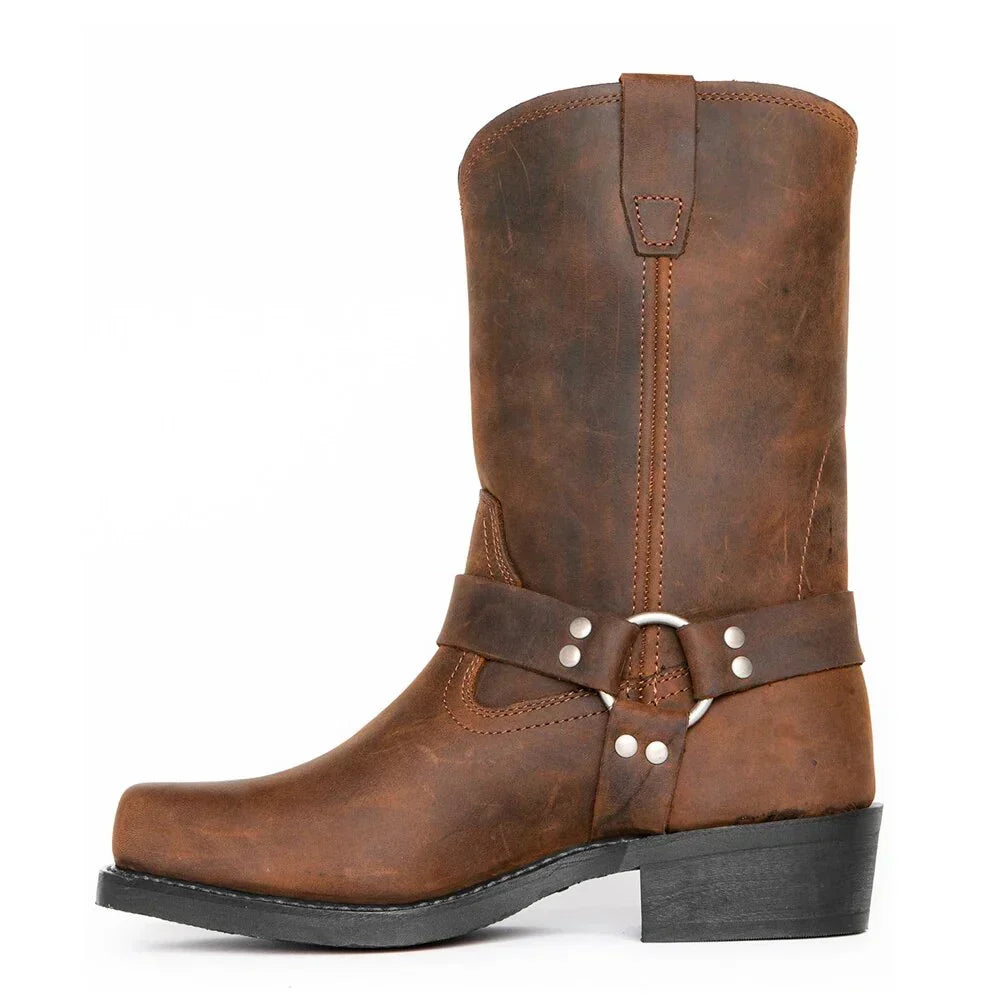 Men's Waterproof Cowboy Boots – Timeless Western Style for All Weather