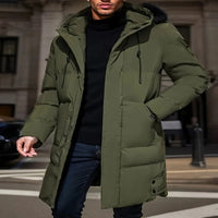 Men's Waterproof Long Winter and Snow Jacket