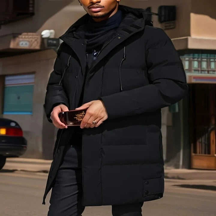 Men's Waterproof Long Winter and Snow Jacket