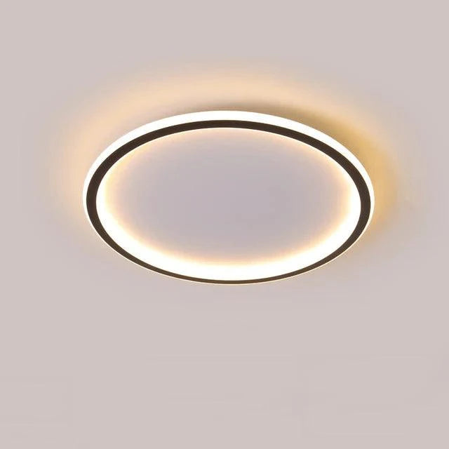 Minimalist Design Ceiling Light for Bedroom with Integrated LED Lighting