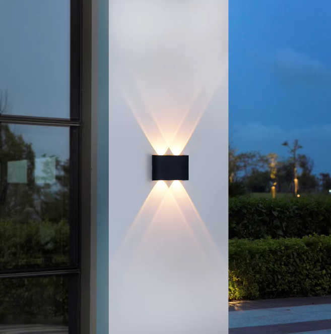 Modern Indoor Outdoor Wall Light – Minimalist LED Fixture