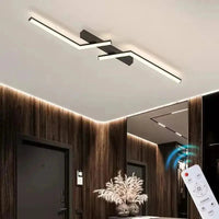 Modern LED Ceiling Lamp with Brightness Adjustment – Elegant Design for Living Room and Bedroom