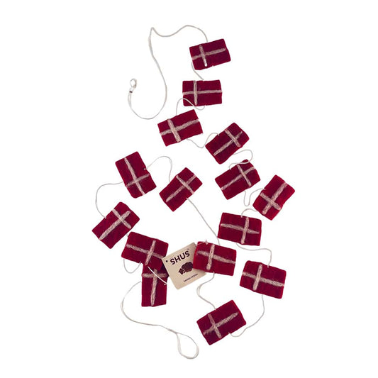 Moon, Star and Planets Christmas Ornament - Handmade - 100% Pure Wool