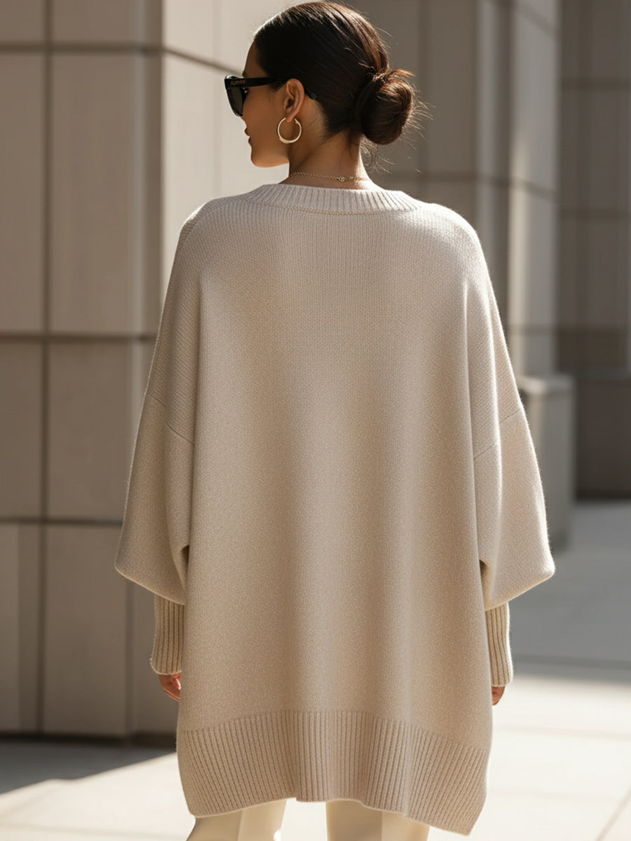 Image of Nadia | Women's Oversized Crew Neck Sweater