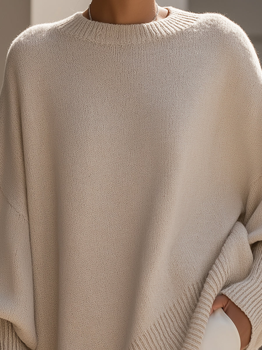 Image of Nadia | Women's Oversized Crew Neck Sweater