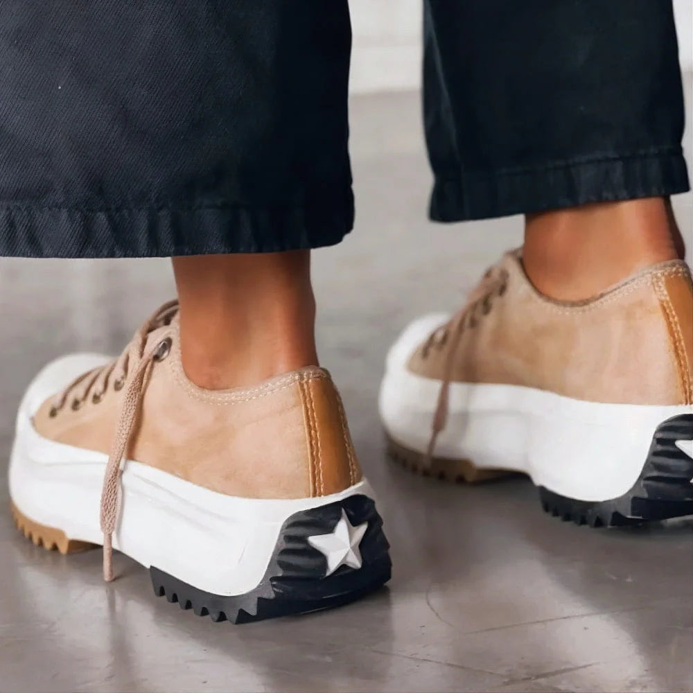 Image of Nicole | Women's Platform Lace-Up Sneakers