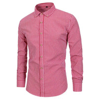 Oktoberfest Checkered Shirt - Long Sleeves with Button Closure