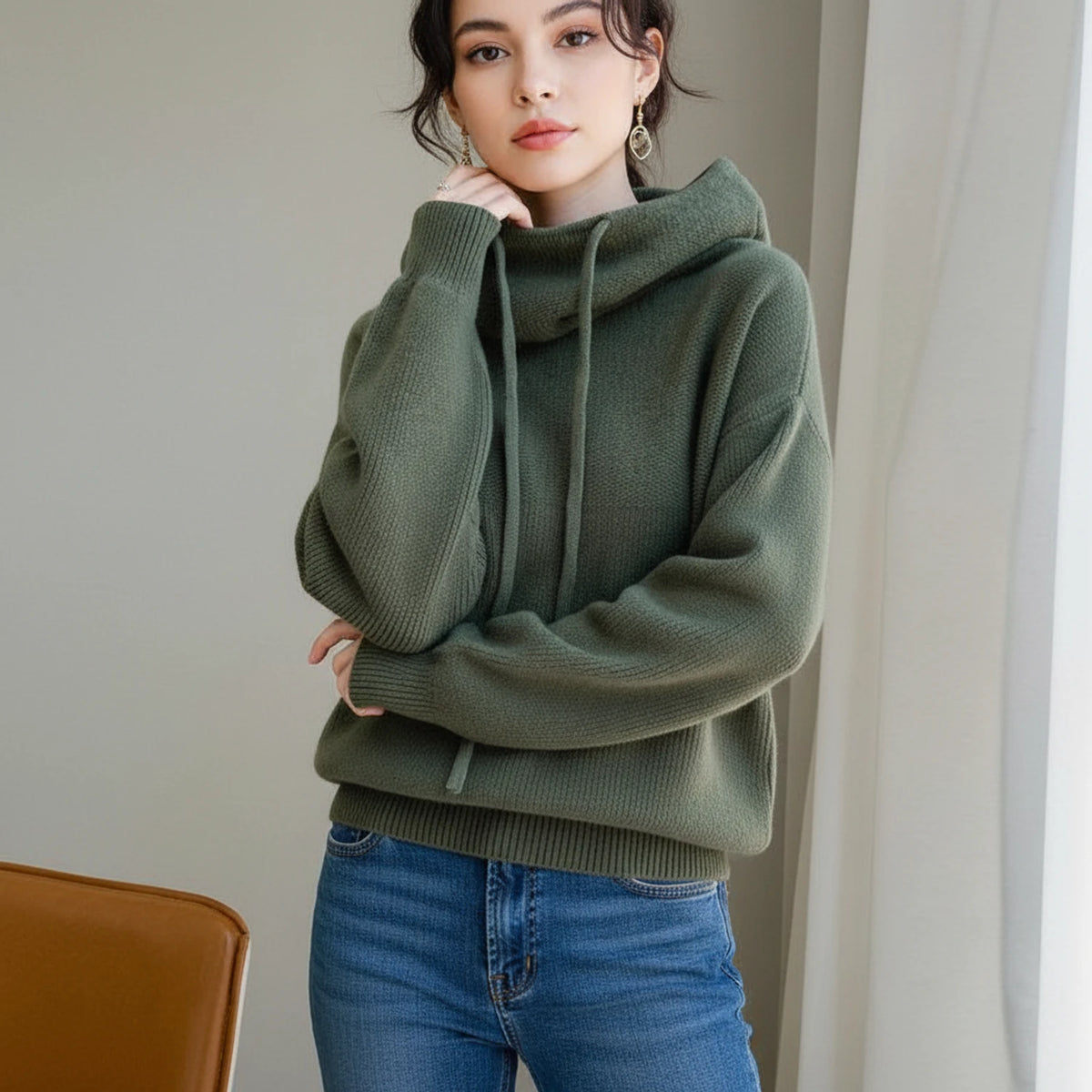 Cozy Hooded Sweater for Women