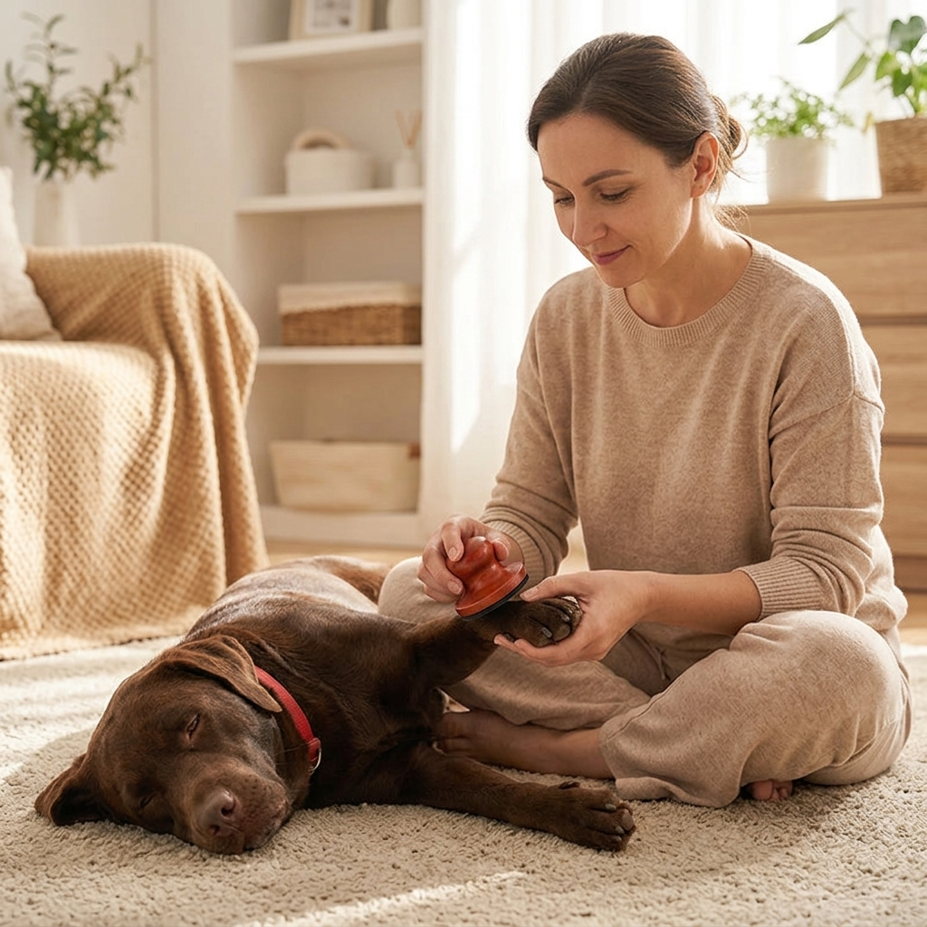 Pawsmooth™ – Silent Dog Nail File with 3 Sanding Pads