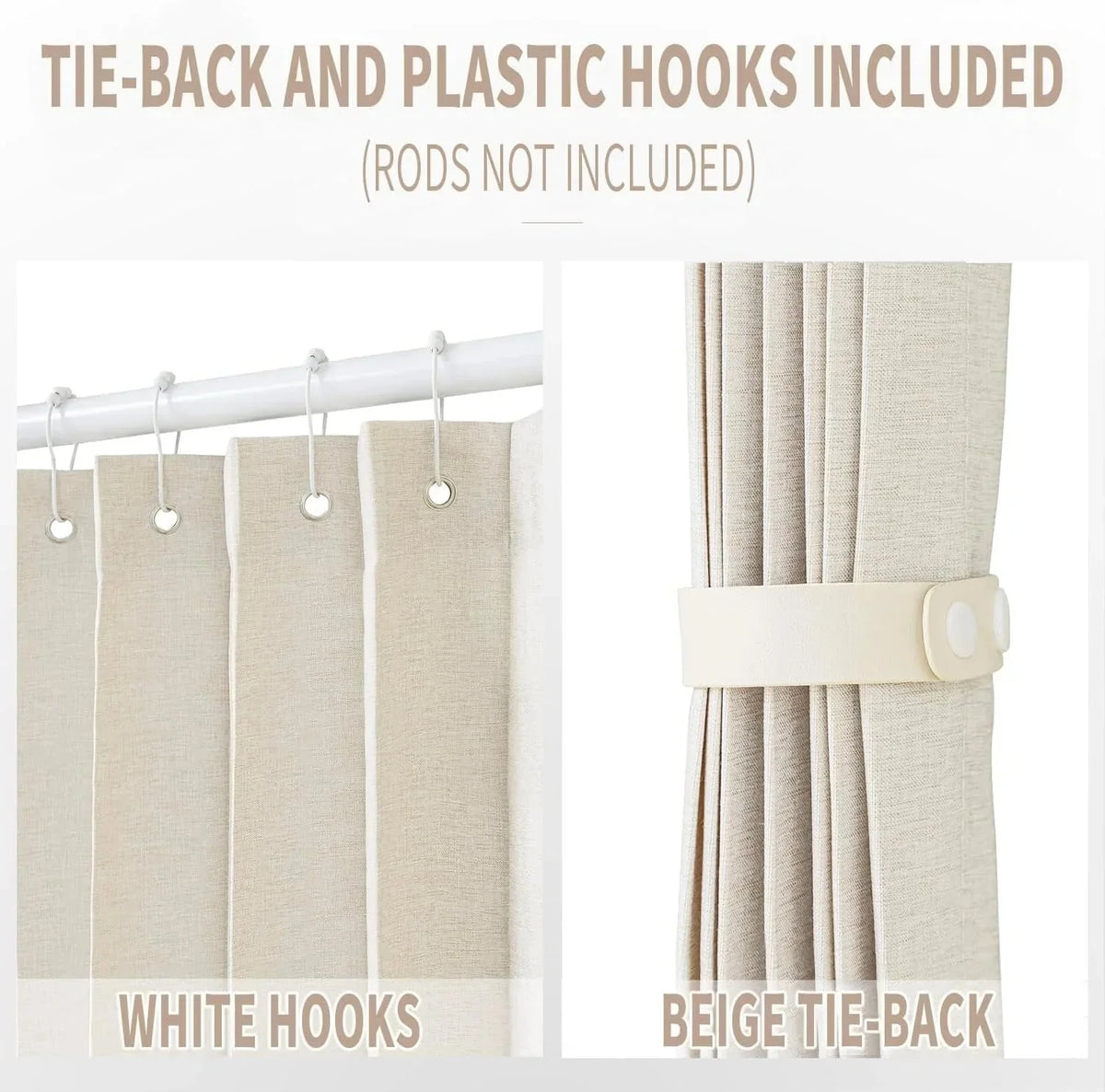 Pleated Folding Room Divider Curtain for Doorways