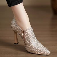 Polly | Women's Embellished Pointed Toe Stiletto Heels