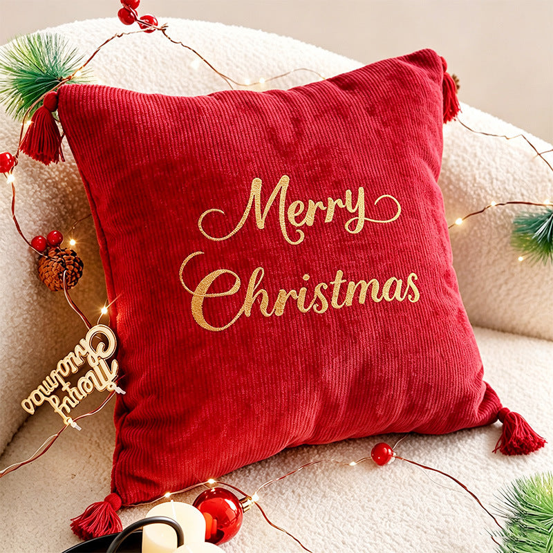 Polyester Christmas Decorative Pillow
