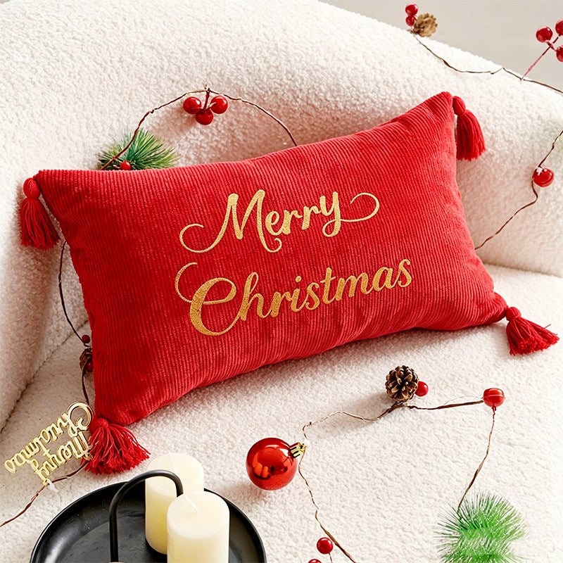 Polyester Christmas Decorative Pillow