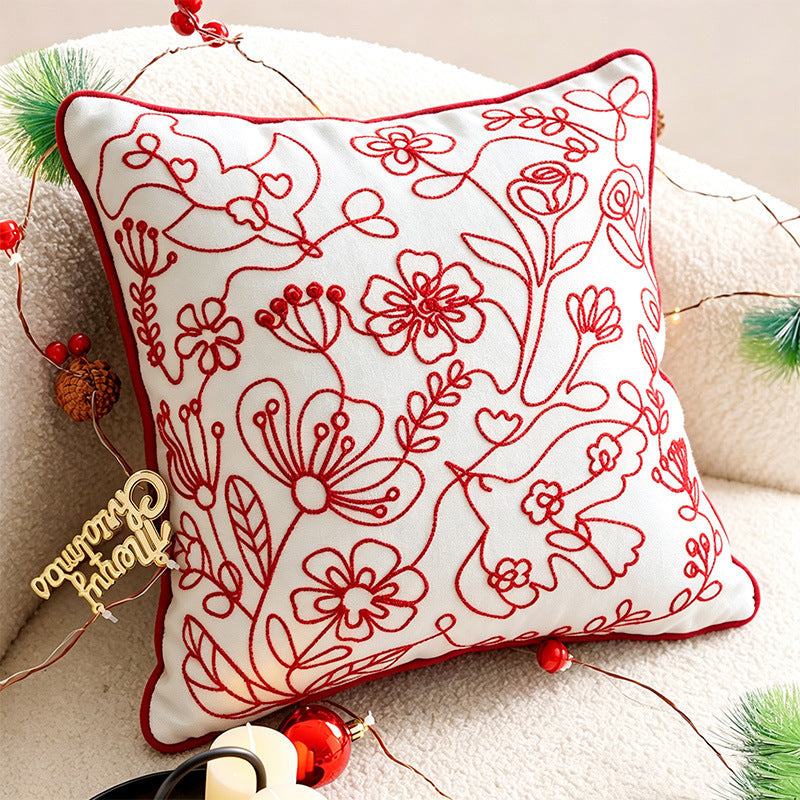 Polyester Christmas Decorative Pillow