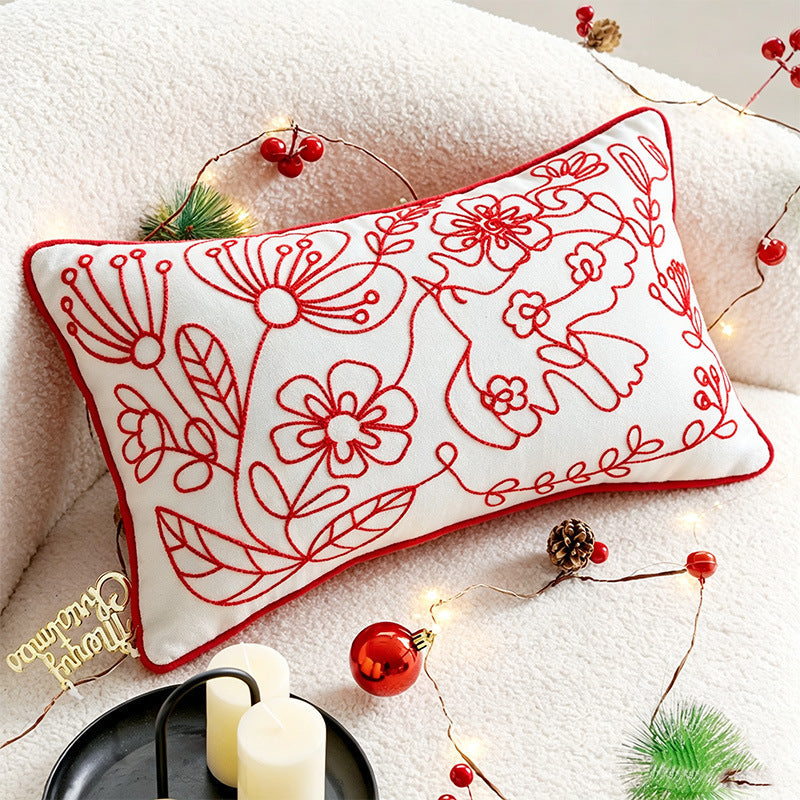Polyester Christmas Decorative Pillow