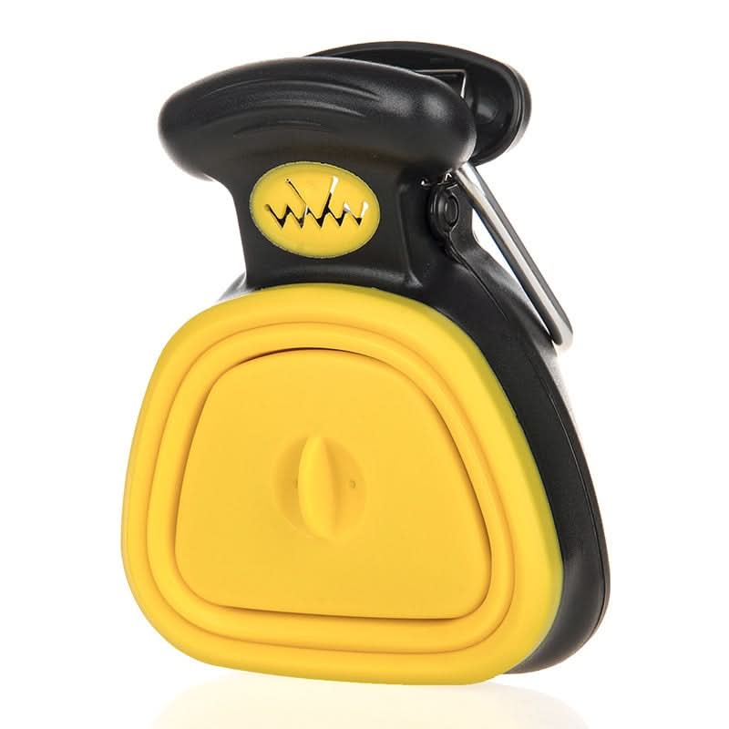 Portable Dog Poop Scooper with Clip & One-Handed Operation