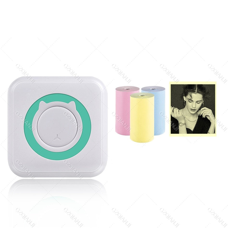 Portable Wireless Pocket Printer for Notes and Photos