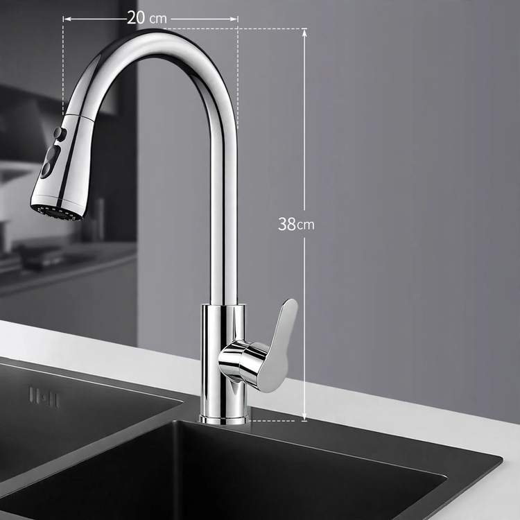 Pull-Down Kitchen Faucet with Ceramic Valve